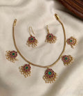Simple American Diamonds necklace set
