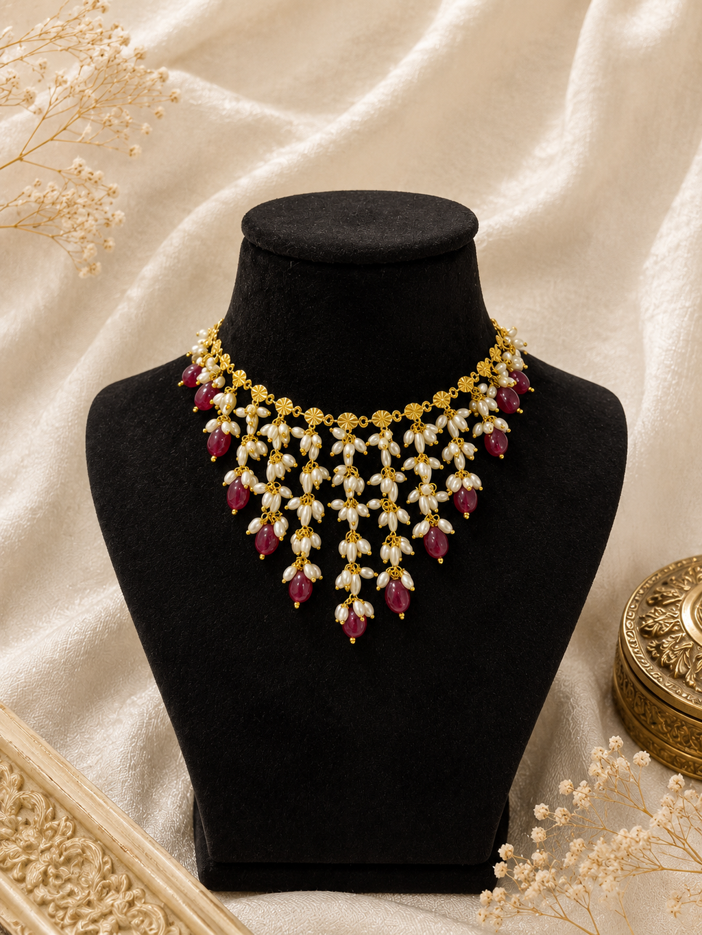 Mogra Maharani Necklace Set
