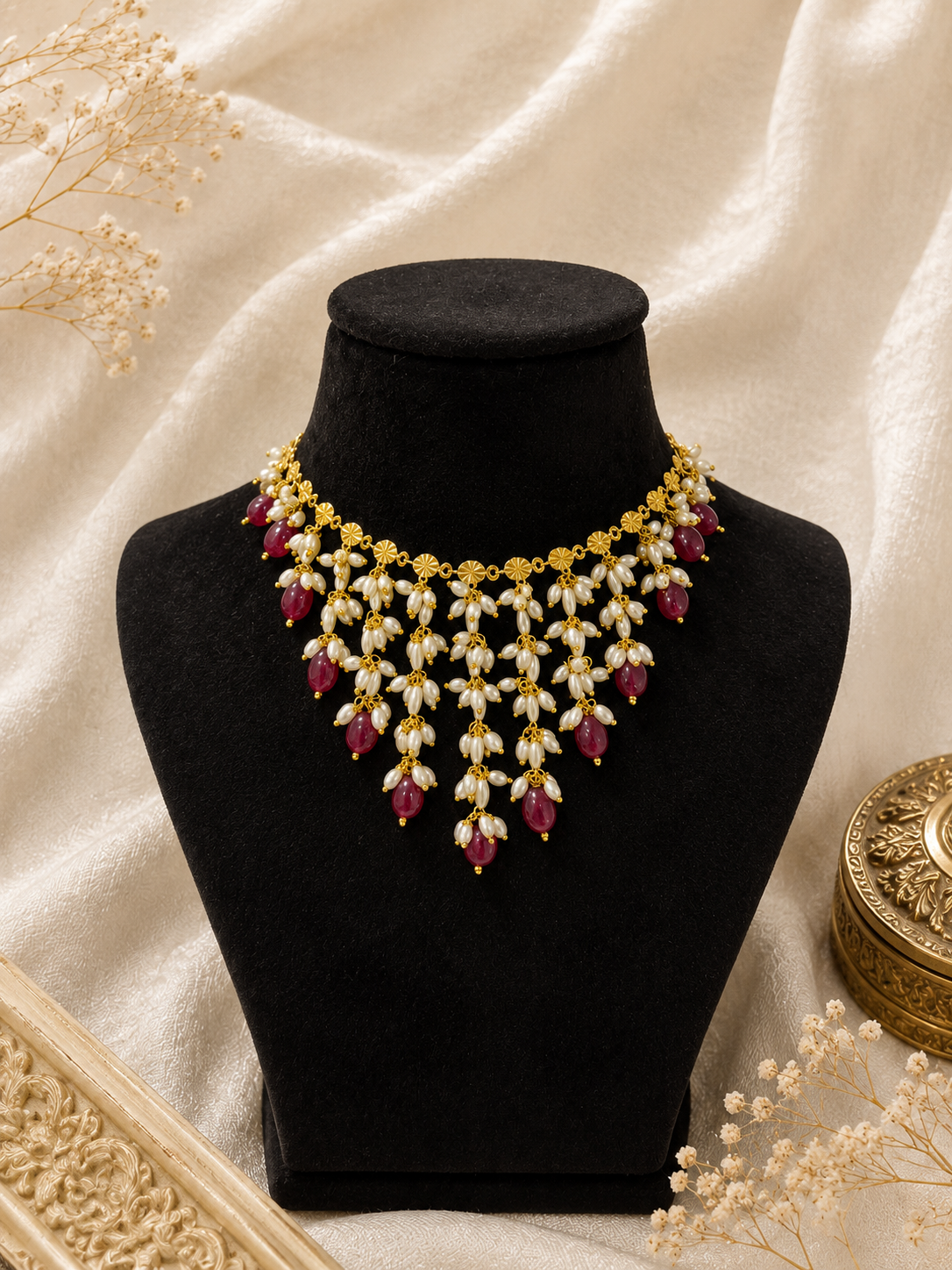 Mogra Maharani Necklace Set
