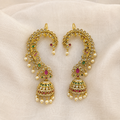 Royal AD bloom jhumka Earcuffs