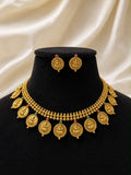 Premium Laxmi coin necklace with earrings
