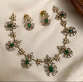 Emerald Bloom AD Necklace Set