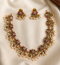 Lotus Pearl Kemp Necklace Set