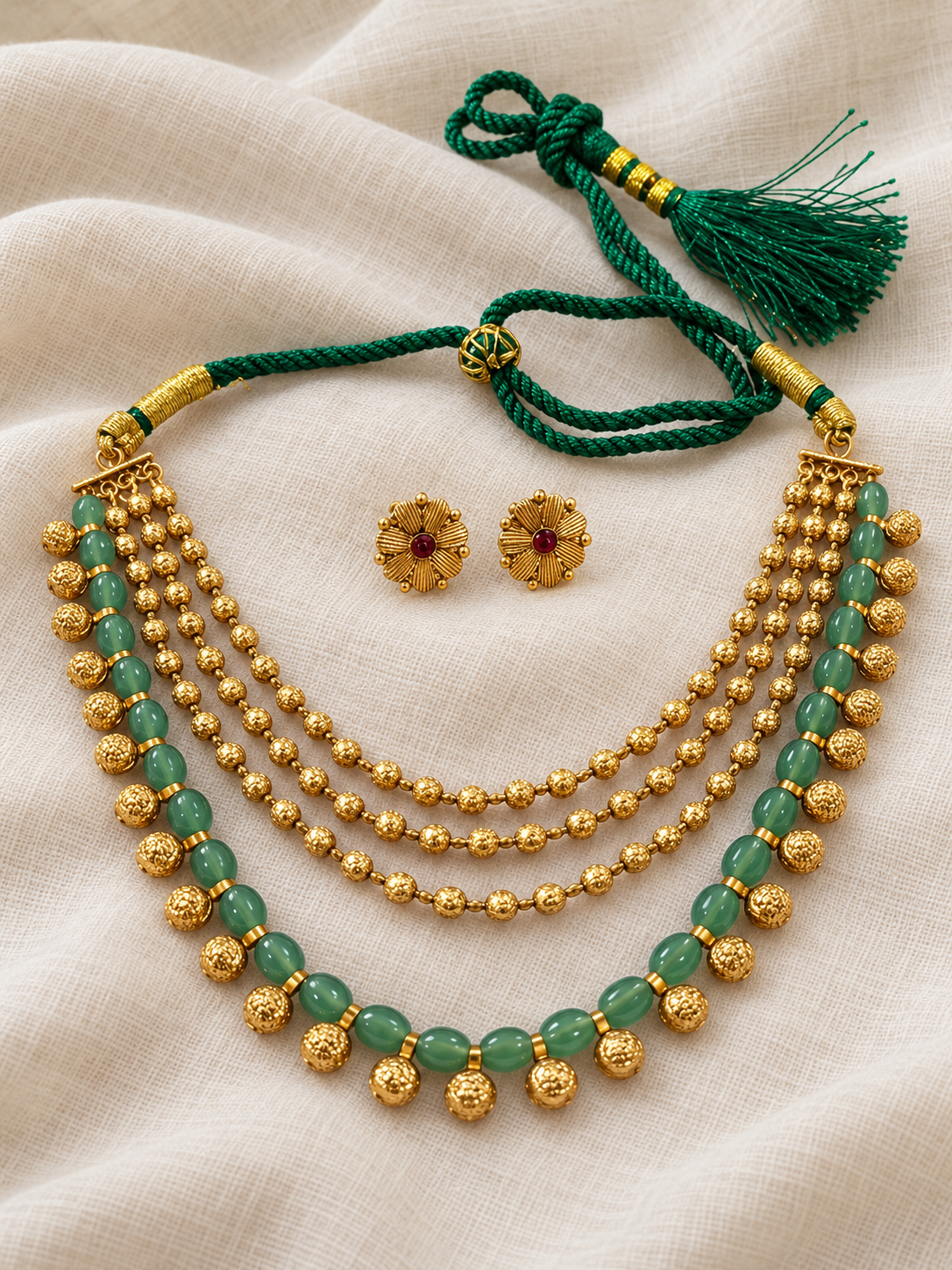 Emerald Bloom Crystal 4 layer set