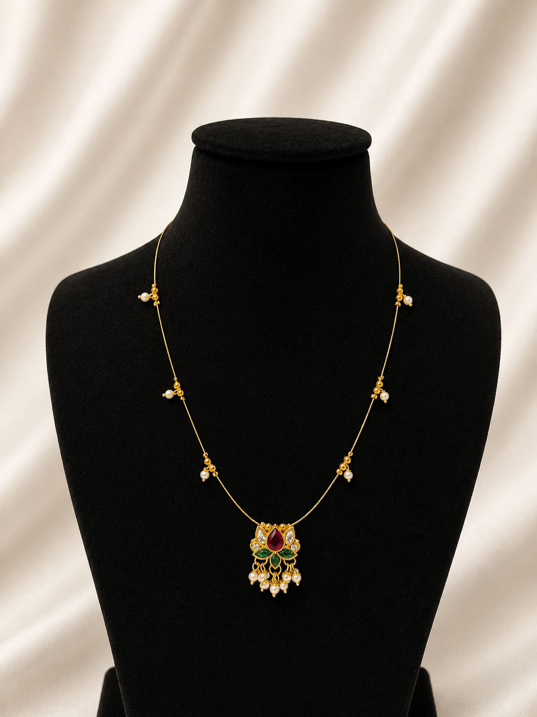 Mystic Lotus invisible necklace