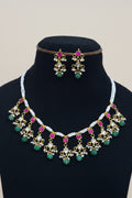 Maharani Square Glow Kundan Set