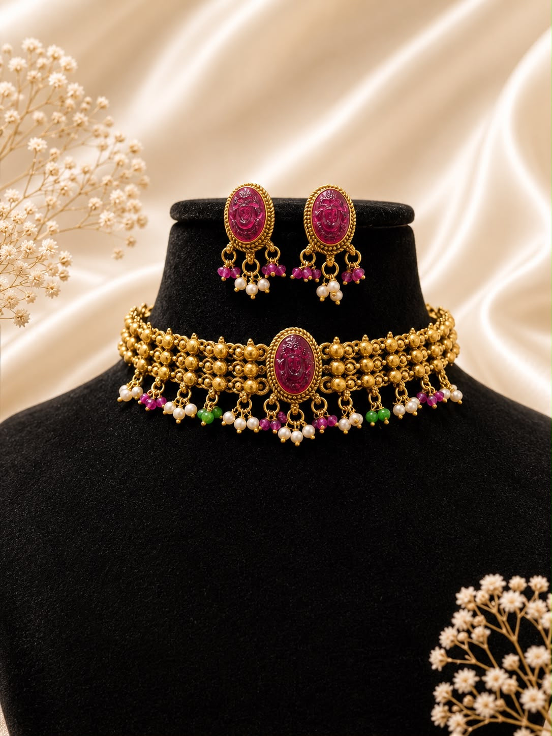 Rajsi Antique Necklace Set