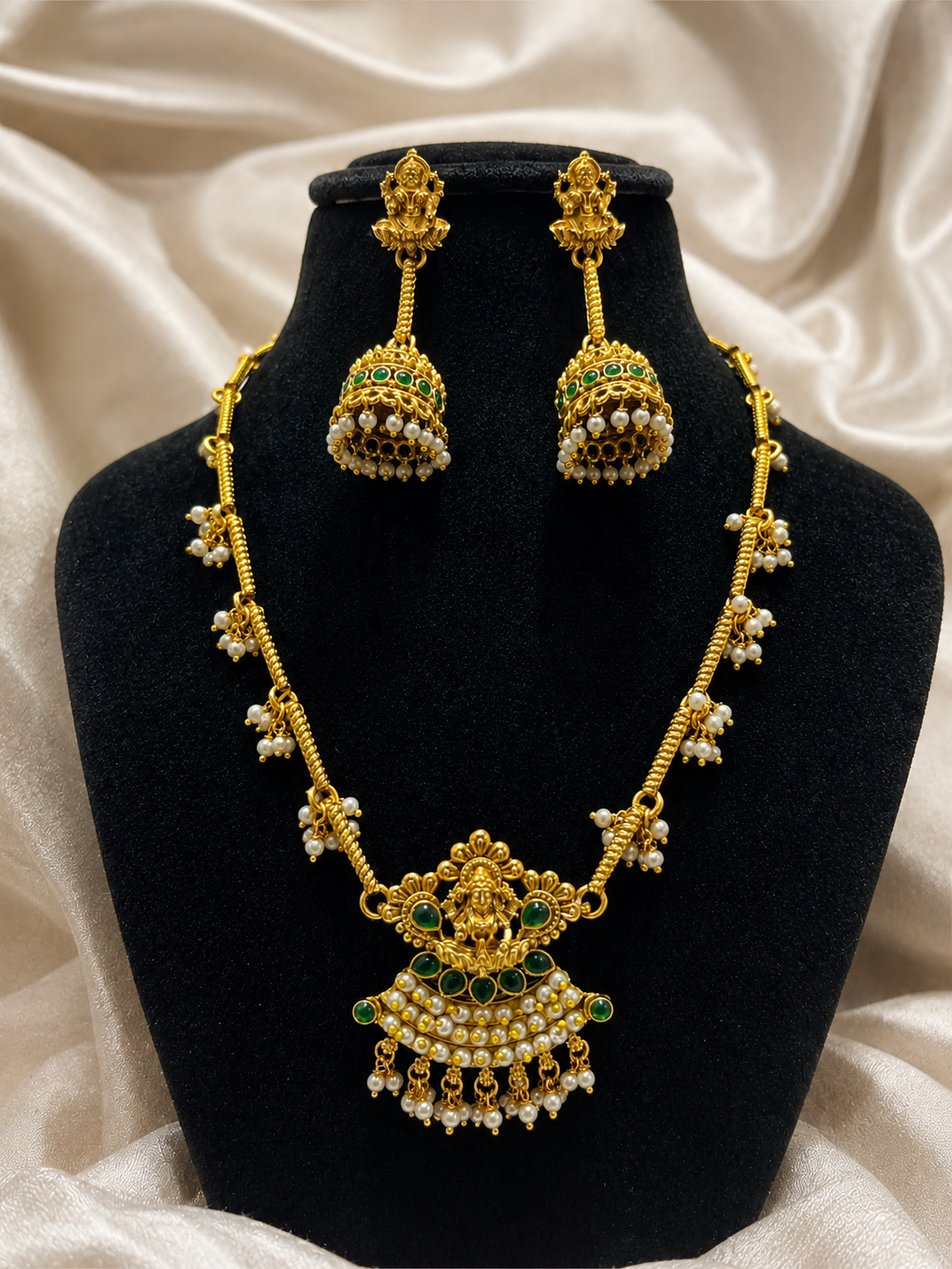 Green Laxmi temple set