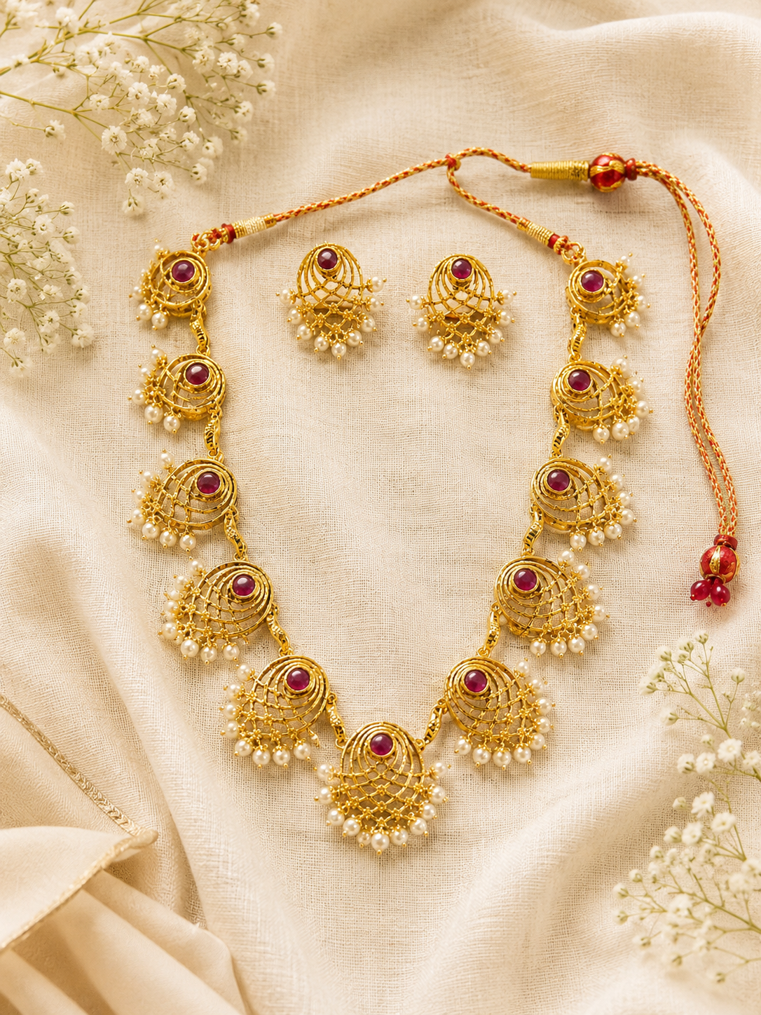 Rajshimpli Tushi Set
