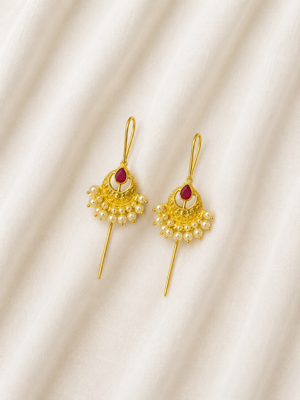 Chandrika Pearl Earcuffs