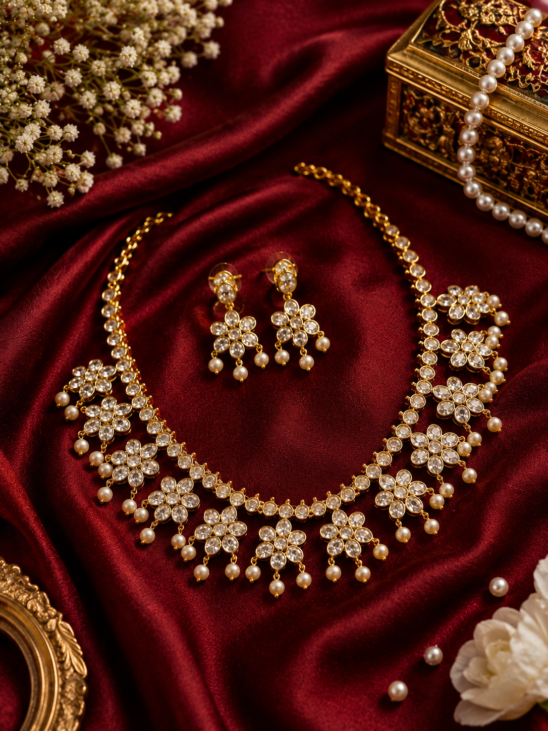 Tarini Floral Set