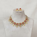 Meenakari mango Laxmi set