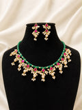 Gulnaar Swarovski Jadau Necklace Set