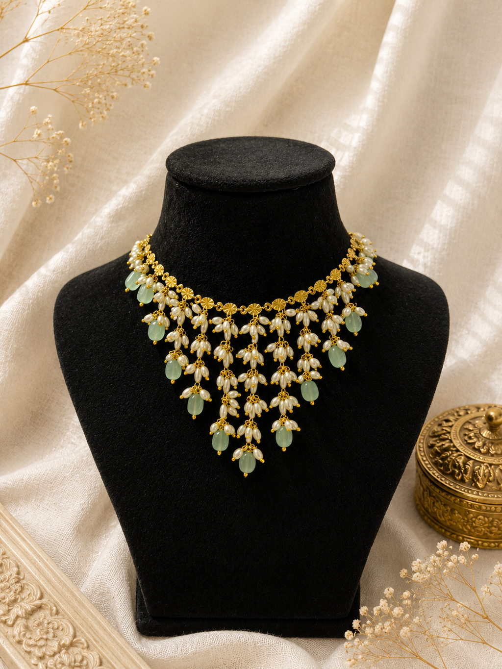Mogra Maharani Necklace Set