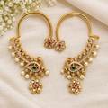 Peacock Aura Earrcuffs