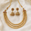 Asht chakri 3 layer maal with jhumka
