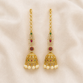Regal charm jhumka with Earcuffs