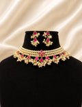 Gulbahar Swarovski Pearl Choker Set