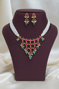 Triveni jadau kundan set
