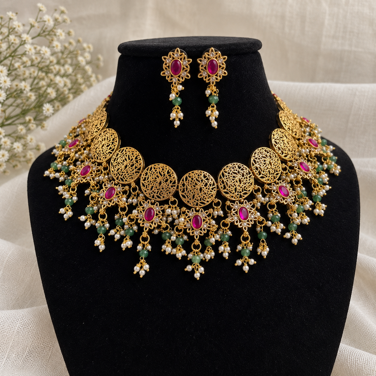 Aurelia necklace set