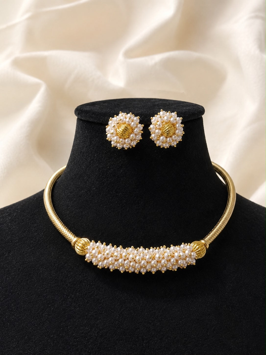 Pearl sari set