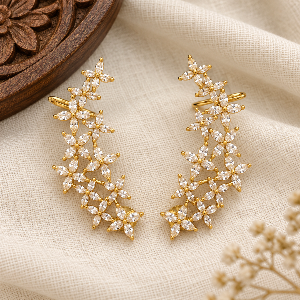 Celestia Bloom Earcuffs