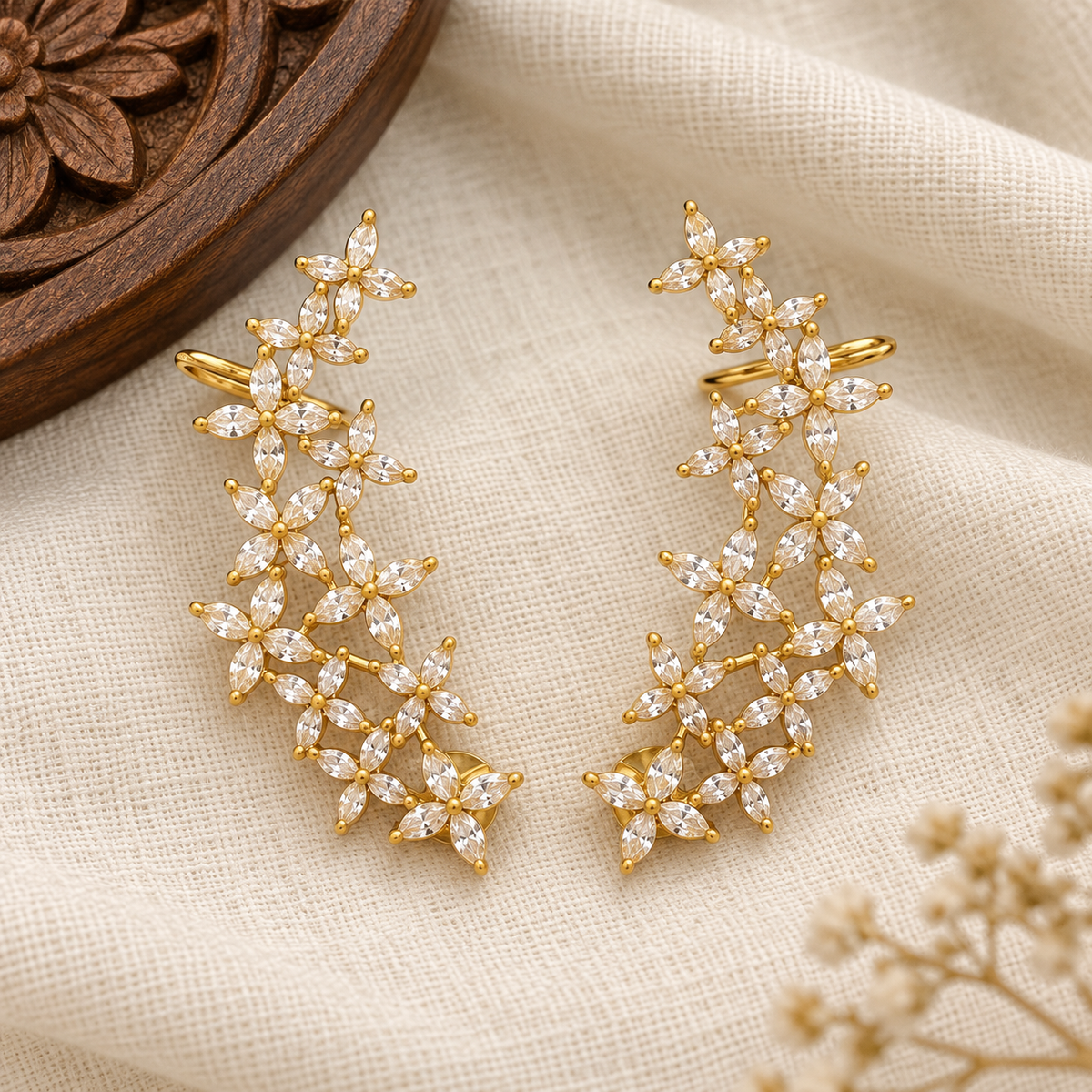 Celestia Bloom Earcuffs