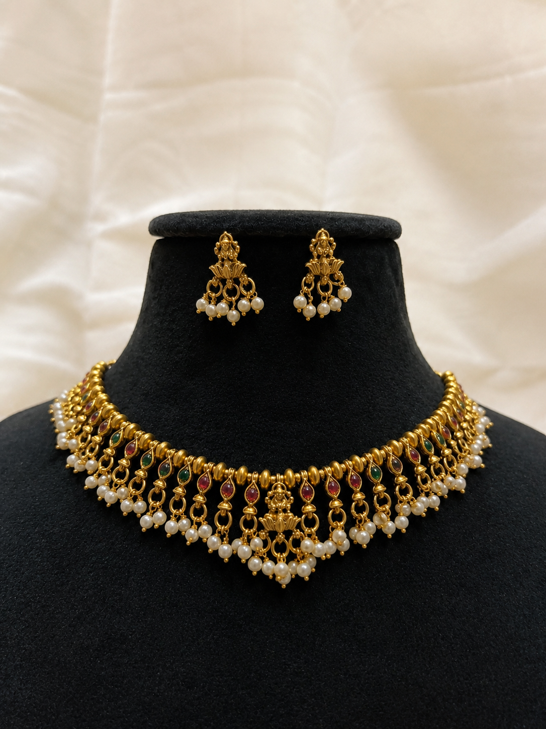 Cute Laxmi necklace set