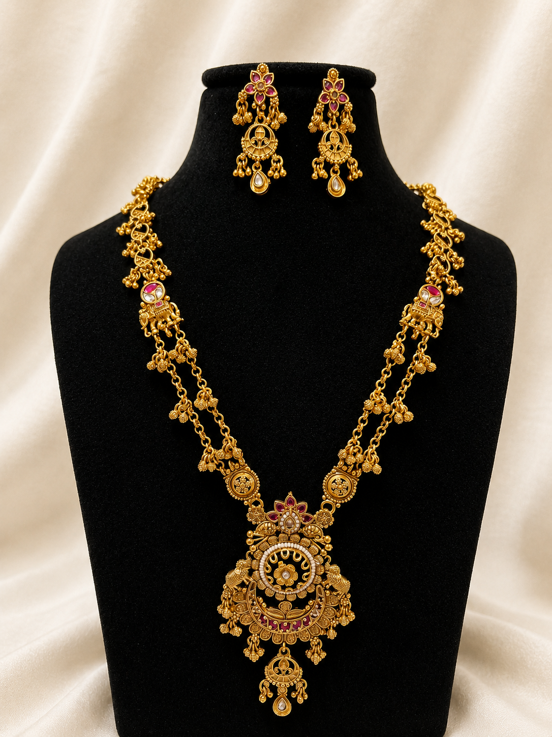 Rajwada Antique Charm long Set