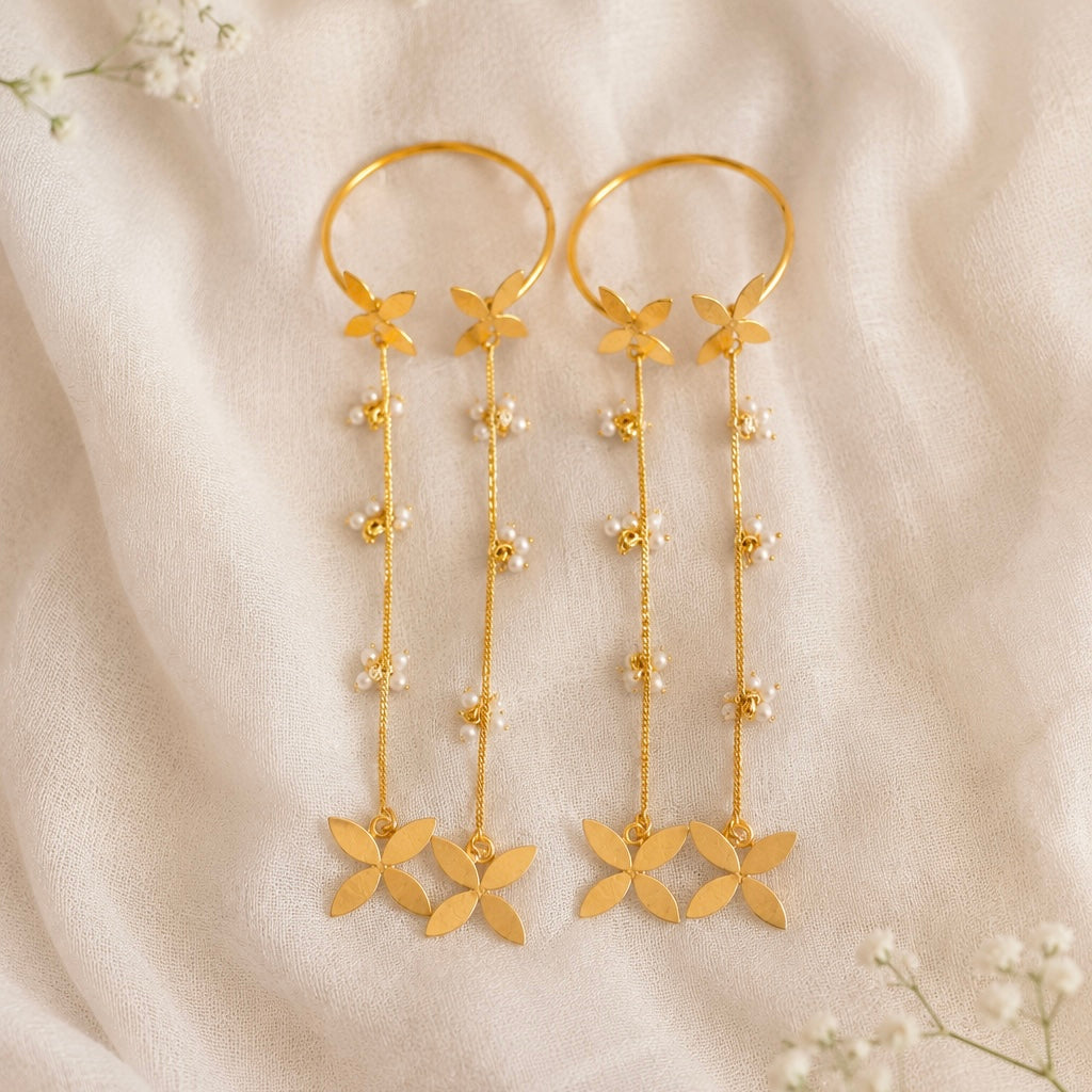 Gulnaar Floral Hathphool Pair