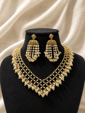 Pearl Veil Necklace Set