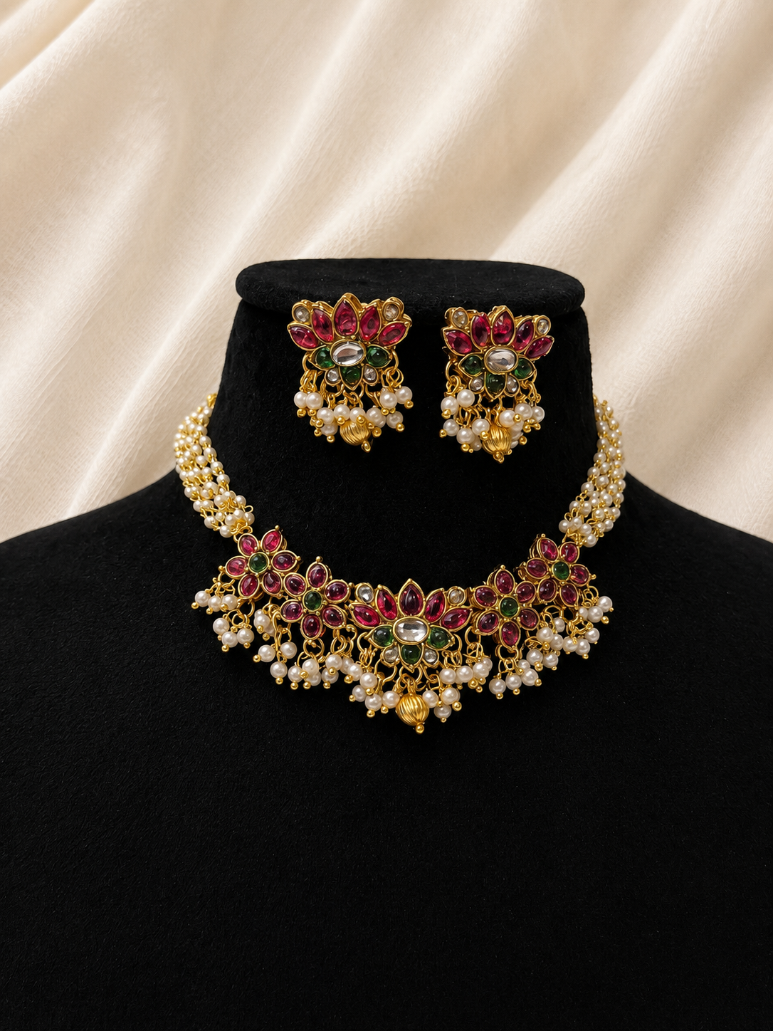 Kamalika Pearl Choker Set
