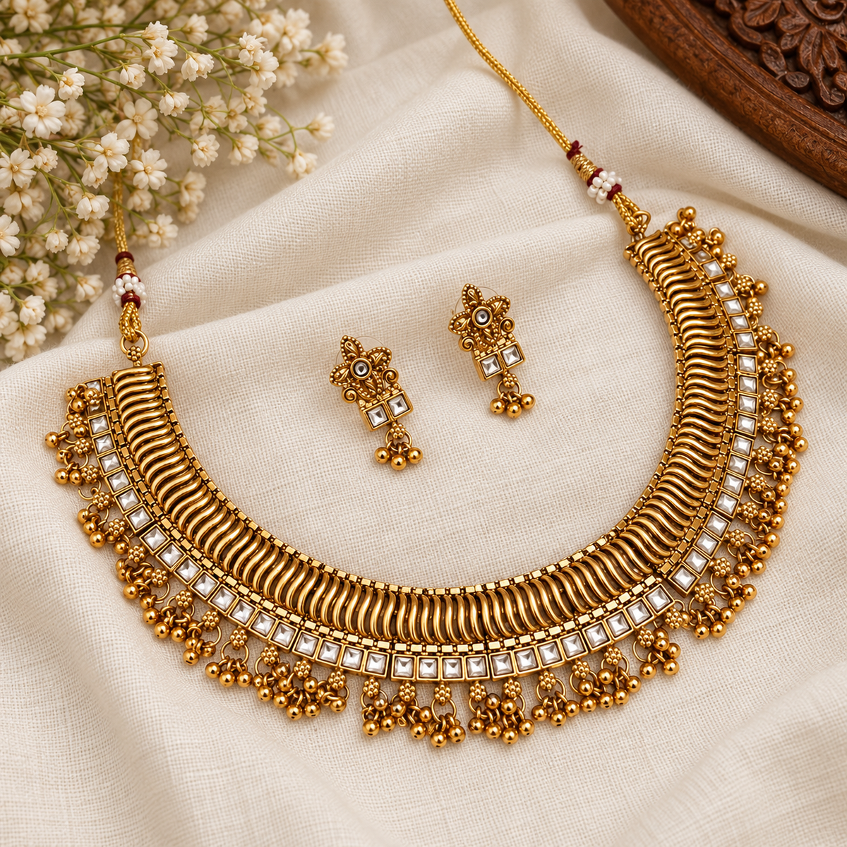 Royal Antique Rani Haar Choker Set