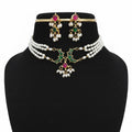 Chandrika Jadau Pearl Necklace Set
