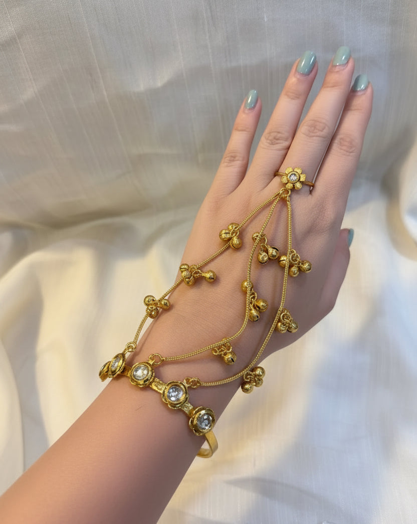 Gulbahar Floral Hathphool pair