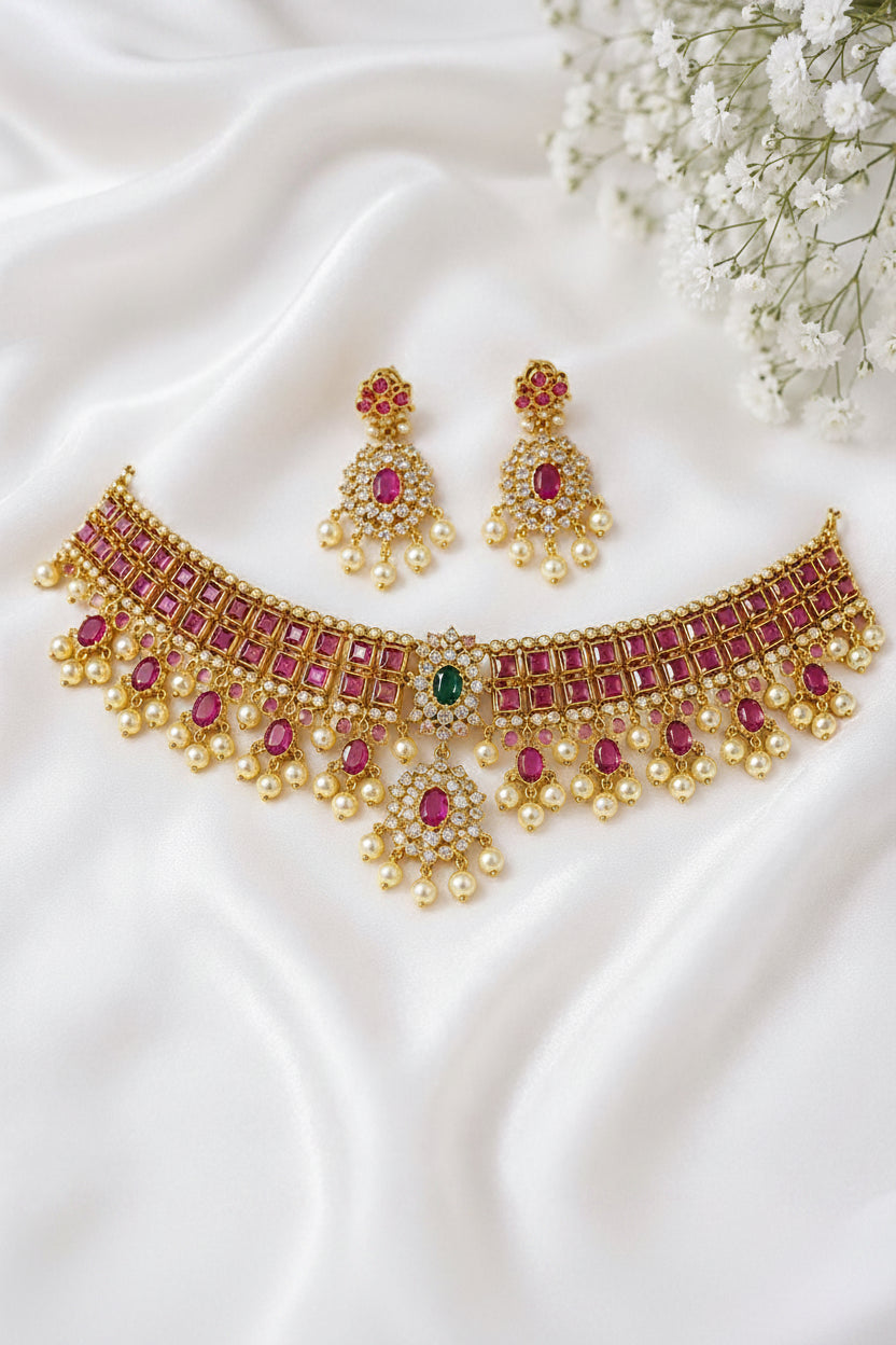 Aarya Spark Choker Set