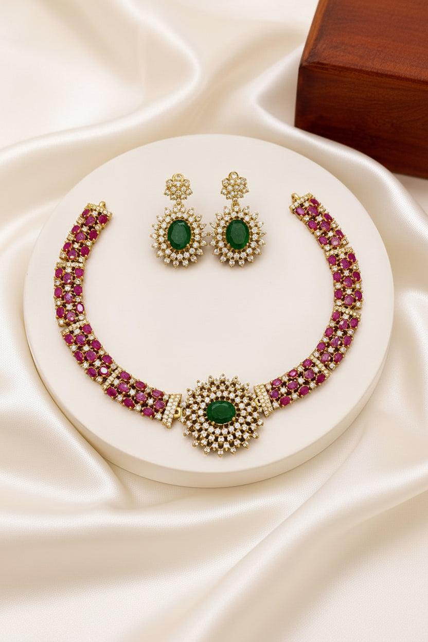 Luxe Orbit Necklace Set